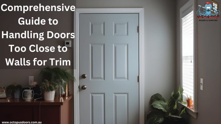 Comprehensive Guide to Handling Doors Too Close to Walls for Trim