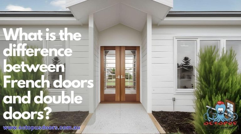 What is the difference between French doors and double doors?