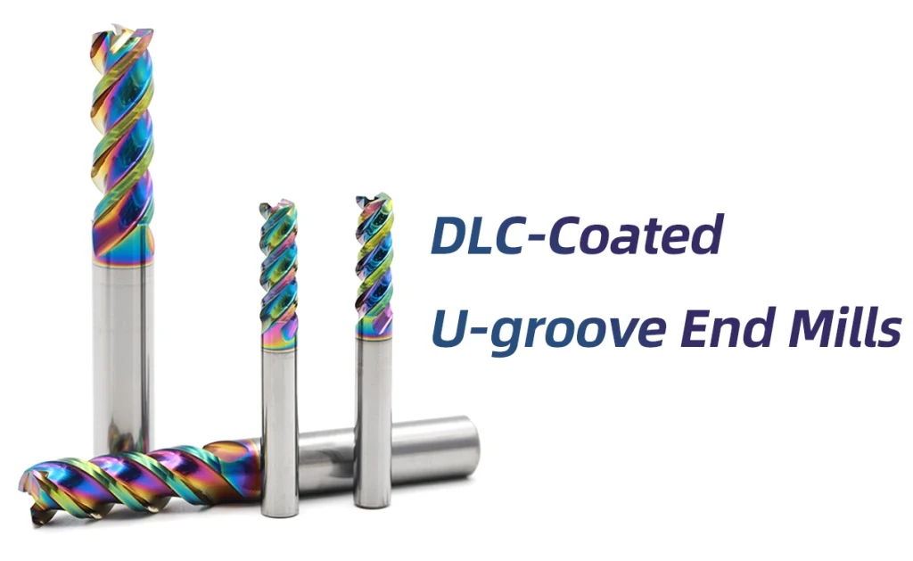 DLC-Coated U-groove End Mills for Copper and Aluminum Alloys