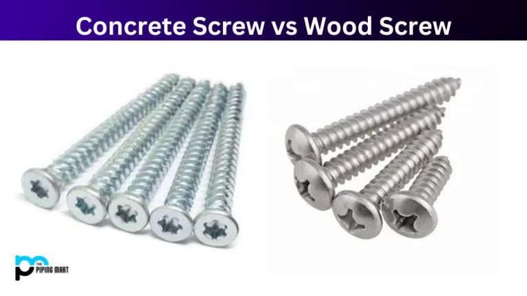 Concrete Screw vs Wood Screw – What's the Difference