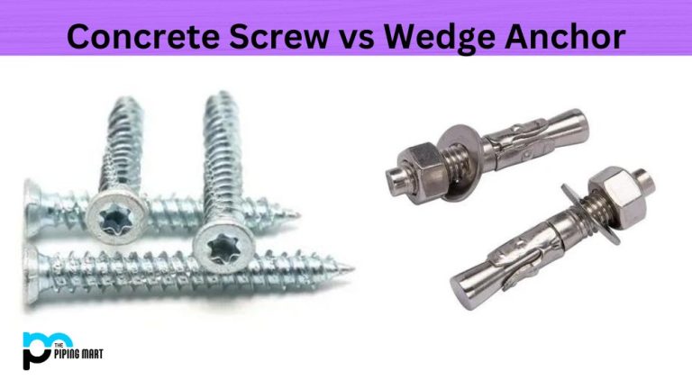 Concrete Screw vs Wedge Anchor – What's the Difference