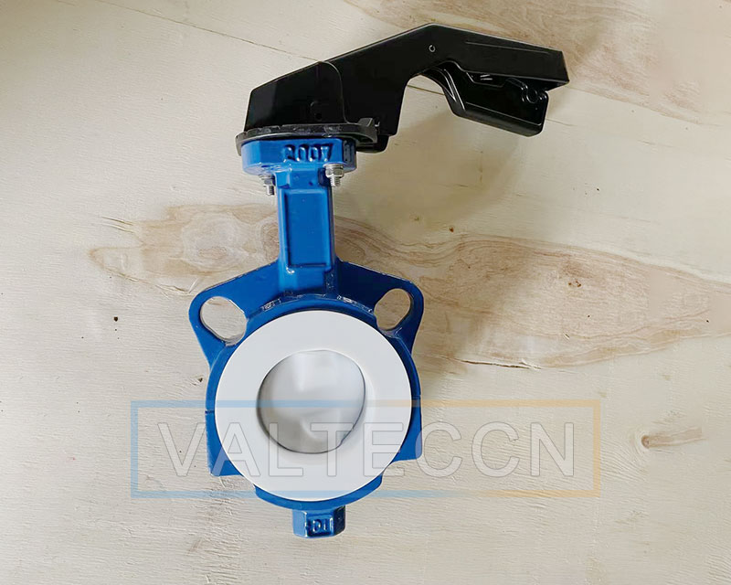 PTFE Lined Wafer Butterfly Valve